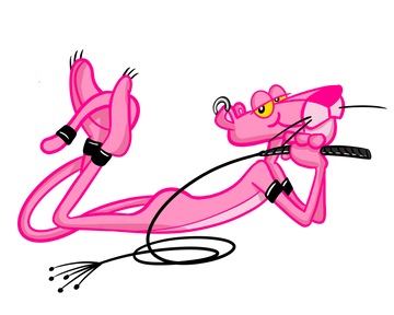 Naughty Panther  / Pet Bandana